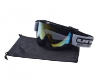 Gogle Enduro Unit NO.18 Black ze złotą szybą