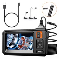 Kamera Inspekcyjna Endoskop 8 mm IP67 LCD IPS Wodoodporna 8 diod LED 5M