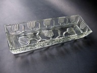 Huta Szkła HORTENSJA nr katalog 238 : KORYTKO na GRZEBIENIE : SECESJA __!!!