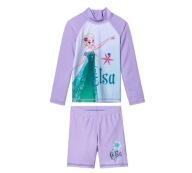 FROZEN KRAINA LODU Elsa KOMPLET KĄPIELOWY UV strój kostium 98-104 NOWY