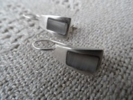 Klasyka. Kolczyki -srebro i masa perłowa