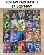Karty Naruto TCG Kayou - Zestaw Kart SR 1-20 - T4W7