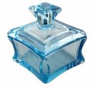 Piękny szklany Flakon na perfumy ponad pół kilo