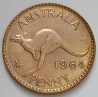 Australia 1 penny 1964 - Elżbieta II - kangur