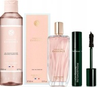 Yves Rocher 1 x Comme une Evidence 100ml + Żel perfumowany + Tusz objętość