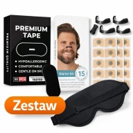 Zestaw LEPSZY SEN | Rozszerzacz nosa KLIPS CHRAPANIE ODDYCHANIE 3w1