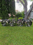 Felgi 16 Cali 5x112 R16 ET 45 Alkatec RX9 Black Polished Passat Jetta Golf