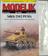 Modelik 3/03: samochód pancerny SdKfz 234/2 PUMA + wręgi