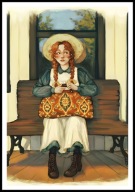 A2 OBRAZ PLAKAT ANIA Z ZIELONEGO WZGÓRZA ANIA SHIRLEY, LUCY MAUD MONTGOMERY
