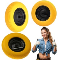 KOŁO KÓŁKO DO TACZKI PEŁNE BEZDĘTKOWE 4 80/4 00-8 + OŚ XL-TOOLS