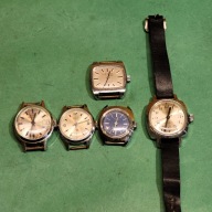 Zestaw 5-sztuk Damskich zegarków -2x RUHLA ,EMES, TIMEX ,KIENZLE -LIFE