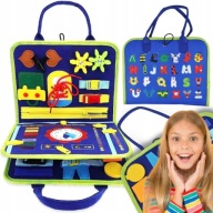 TABLICA MANIPULACYJNA SENSORYCZNA MONTESSORI EDUKACYJNA DLA DZIECI DUŻA XXL