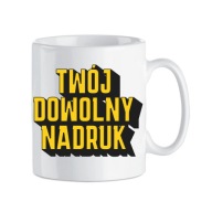 Kubek REKLAMOWY z Własnym nadrukiem Ceramiczny 450ml LOGO Grafika Reklama