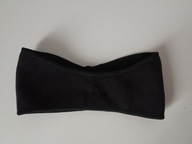 Śliczna ciepła polarowa czarna opaska