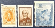 Argentyna 1973,1974 Mi: 1156,1157,1185