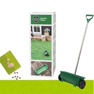 SIEWNIK WÓZEK OGRODOWY ROZSIEWACZ DO NASION TRAWY NAWOZU PIASKU SOLI 4,4L