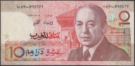 Maroko 10 dirham 1987 - król Hassan II