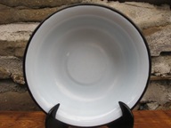 STARA Błękitna Emaliowana Miseczka _STARA EMALIA PRL