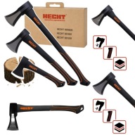 SIEKIERA ROZŁUPUJĄCA HECHT DO OGRODU ZESTAW SIEKIER 3 SZT