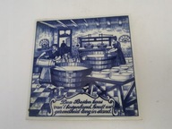CERAMICZNY KAFEL HOLENDERSKI DELFT ORYGINALNY