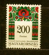 WĘGRY ** Folklor, kwiaty Mi 4518