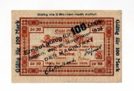 Szczecin/ Stettin, 100 Marek 1923r. przedruk rzadki