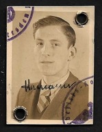 WW2 [wojna] Niemcy: Podpis: Hamann ur. 20.1.1921, Foto Mauersberger Dresden