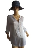 włoska KOSZULA rękaw podpinany J.jedwabna 40/42