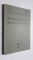 POLSKI SLOWNIK BIOGRAFICZNY - Tom 38/4 ... Zeszyt 159