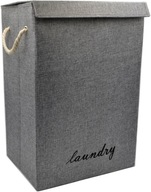 SKŁADANY KOSZ NA PRANIE Z ZAMKNIĘCIEM – ORGANIZER BIELIZNY