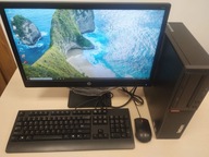 Zestaw komputerowy Lenovo M920S i5-9500, monitor HP 22, klaw mysz Win10 PRO
