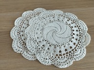 Serwetka serweta szydełkowe rękodzieło piękna misterne cacko śr21