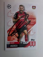 Karta topps match attax autograf Bayer Leverkusen Champions League Andrich