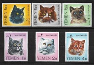 Jemen xx M72AiB fauna koty MNH VF