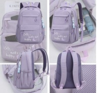 PLECAK SZKOLNY DLA DZIEWCZYNKI WIELOKOMOROWY HOMEDESIGN FIOLETOWY