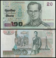 BNA - TAJLANDIA 20 Baht 2003 0H 7330775 # P109 # XF