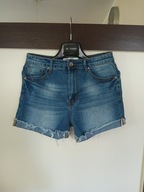 Spodenki szorty jeansowe wyższy stan M 38