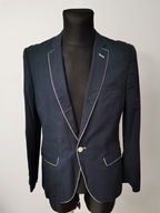 butler and weeb - Oryginalna Bawełniana Męska Marynarka SLIM FIT M