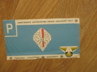 MISTRZOSTWA ŚWIATA ZAKOPANE FIS 1962 PARKING MOTOZBYT