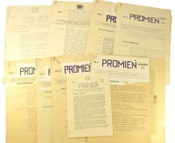 SOLIDARNOŚĆ BIULETYN PROMIEŃ GUS TARNÓW 1981 r. 9 NUMERÓW UNIKAT