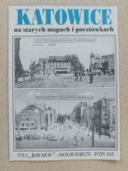 KATOWICE na starych mapach i pocztówkach - 1995 NOWE!