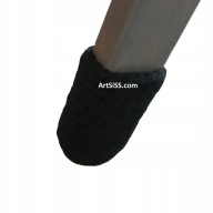 Ochraniacze ^ Wyciszacze na nogi krzeseł IKEA czarne