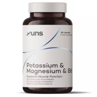 Witaminy kapsułki UNS Supplements Potassium&Magnesium&B6 multiwitamina
