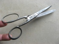 NOŻYCZKI do MASZYNA do SZYCIA : SINGER pięknie SYGNOWANE Solingen SINGER