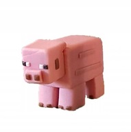 Figurka 3D Minecraft Świnka Pig dekoracja z masy cukrowej na tort