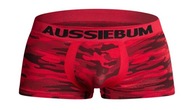 Bokserki męskie aussieBum moro camuflage czerwone r.XL