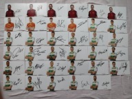 Zdjęcia 10x15 autografy Lechia sezon 2023/24 wersja druga wiosna