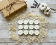 Podgrzewacze sojowe 24 sztuk | Tealighty naturalne