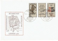 NRD - Wystawa Książek IBA - Lipsk 1982 - Mi. 2697-98 FDC