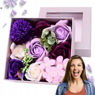 MYDLANE RÓŻE W PUDEŁKU FLOWER BOX KWIATY PREZENT DLA NIEJ